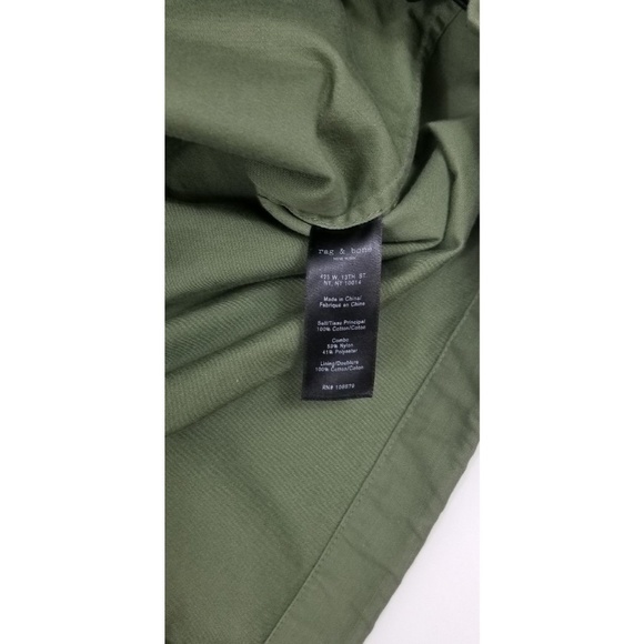 Rag and Bone Miles Hooded Military Parka Jacket C2 - Picture 8 of 8